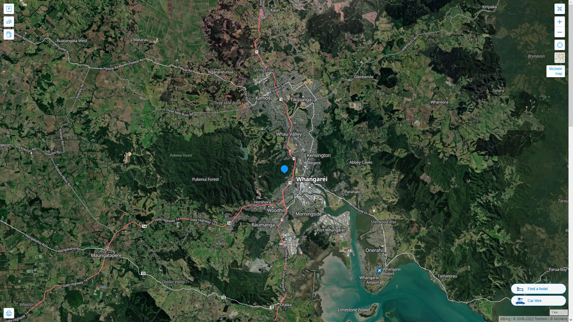 Whangarei Map